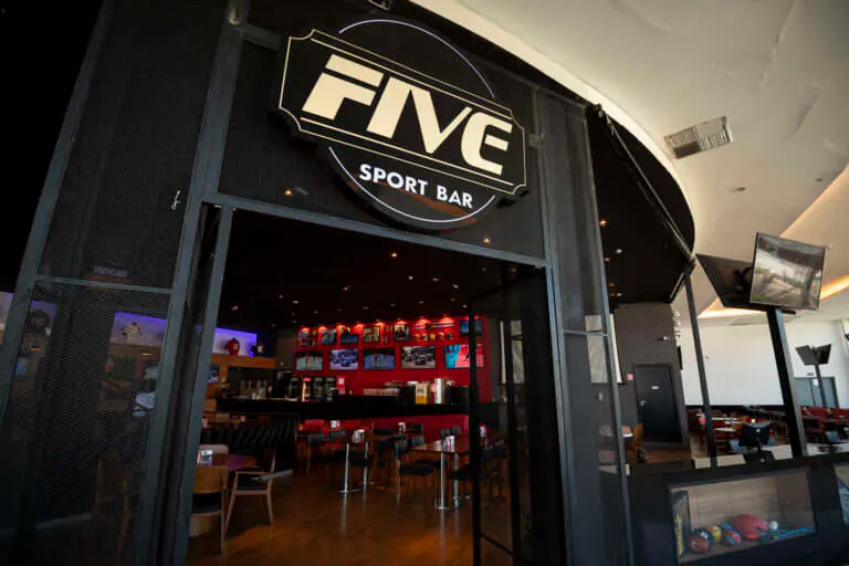 Fotografia publicitária para Five Sport Bar