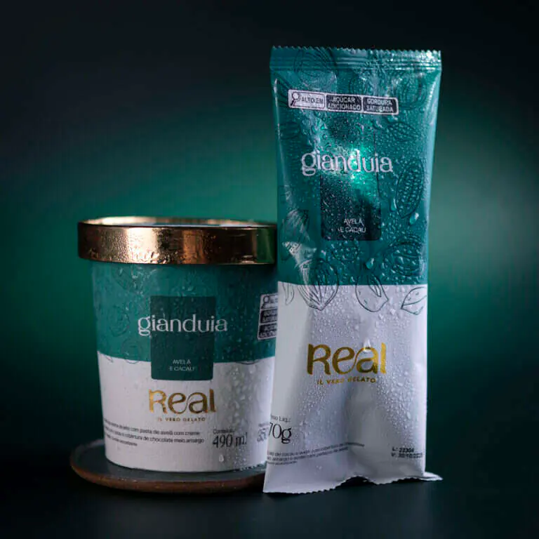 Fotografia de produto para Real Gelato + Natuzon (Estúdio)